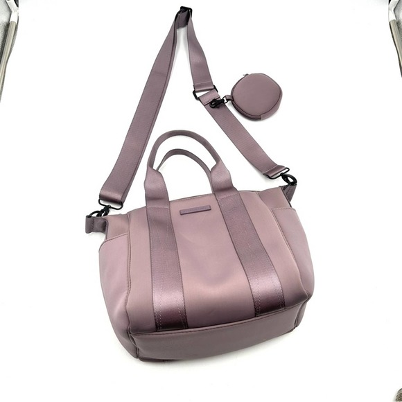 NWOT - MYTAGALONGS MINI COMMUTER NEOPRENE TOTE BAG - EVERLEIGH DUSTY LILAC - Picture 7 of 14